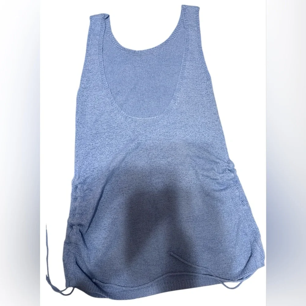 Blue Knit Swim Coverup - Picture 4 of 7